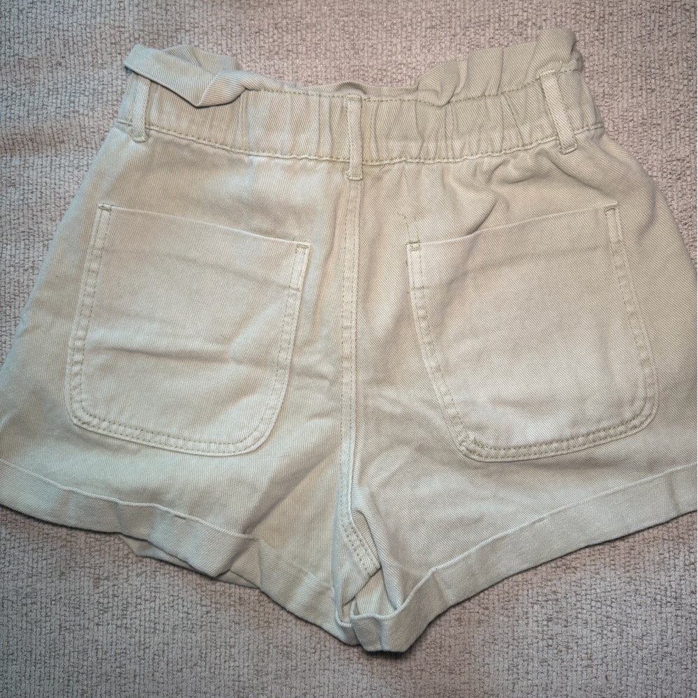 Mint green women's shorts